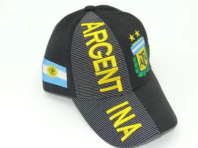 Country Hat 3D Argentina (Black)