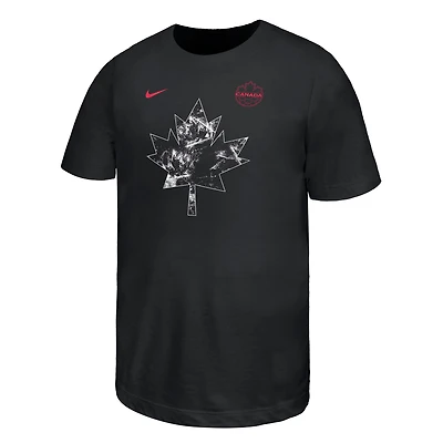 FIFA World Cup 2026 Youth T-Shirt Graphite Leaf Team Canada