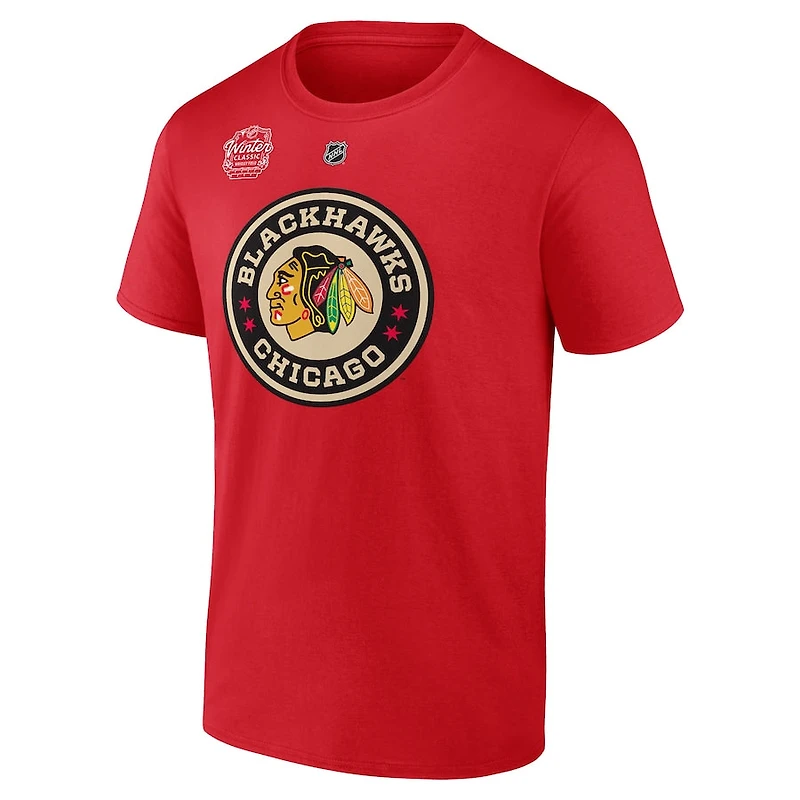 NHL Player T-Shirt Winter Classic 2025 Connor Bedard Blackhawks