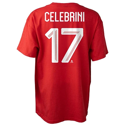 Hockey Canada Player T-Shirt Macklin Celebrini Men's National Ice Team 2026