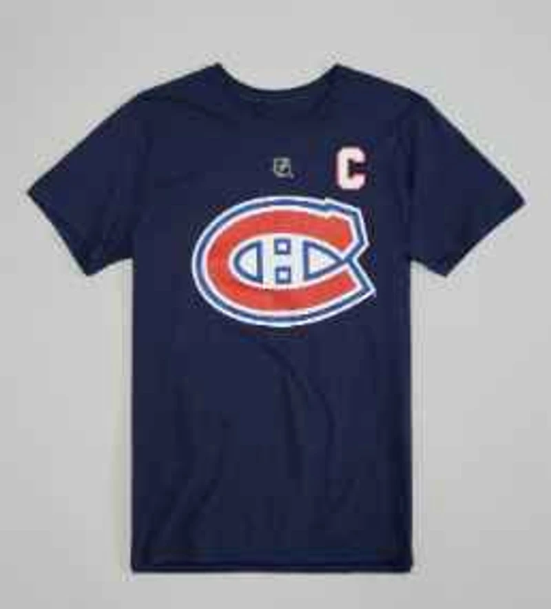 NHL Player T-Shirt Authentic Stack Nick Suzuki Canadiens (Navy)