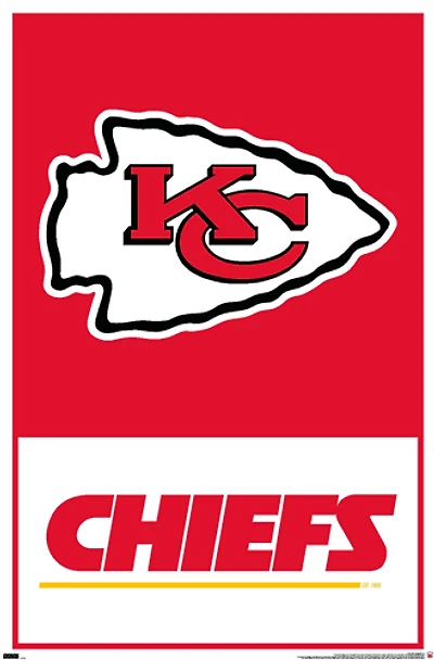 NFL Wall Poster Logo Chiefs
