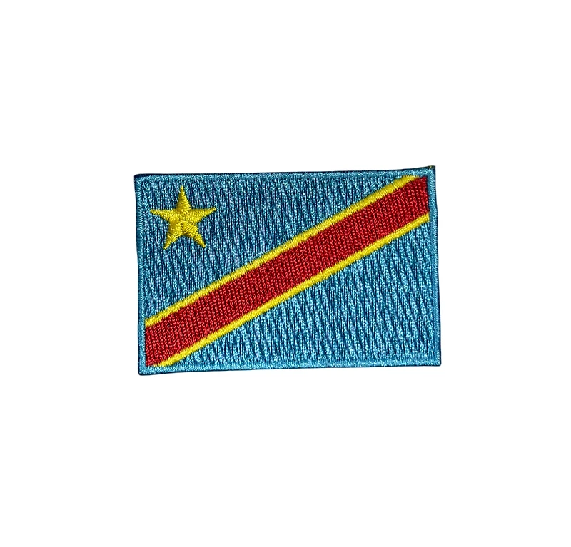 Country Patch Flag Congo Democratic Republic of the Congo (DRC)