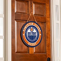 NHL Round Door Décor with Hanging Rope