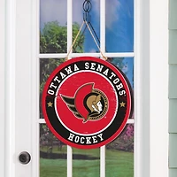 NHL Round Door Décor with Hanging Rope