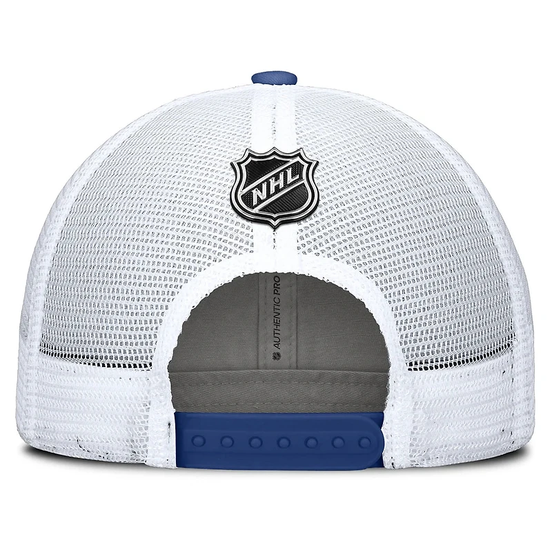 NHL Hat Structured Adjustable Trucker Authentic Pro Rinkside6 2025 Rangers