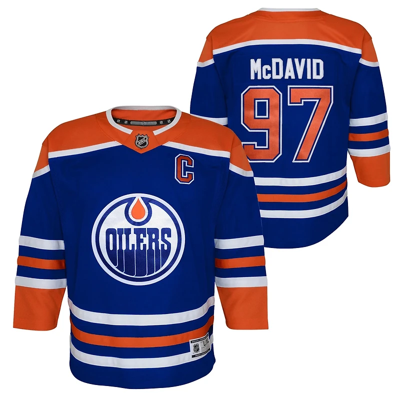 NHL Kids Player Premier Jersey Home Connor McDavid Oilers