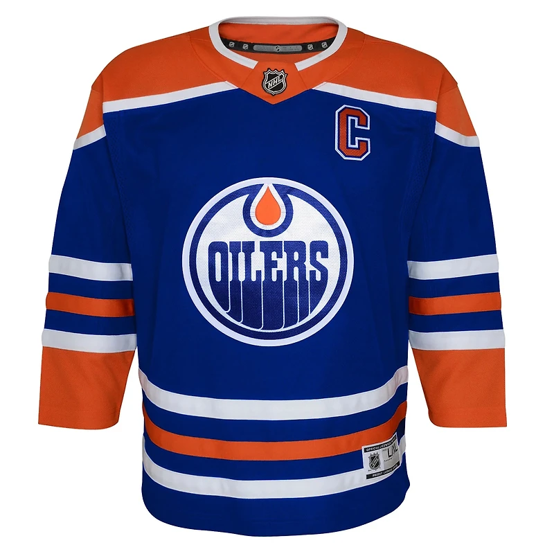 NHL Kids Player Premier Jersey Home Connor McDavid Oilers