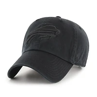 NFL Hat '47 Clean Up Black on Black Bills