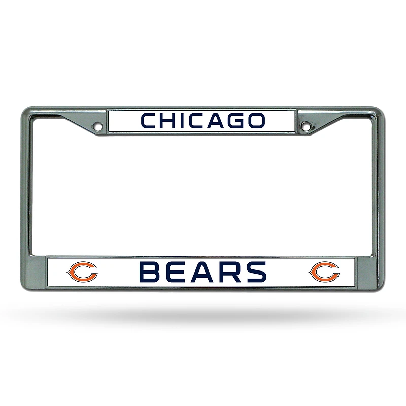 NFL License Plate Frame Chrome Bears