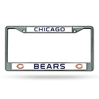 NFL License Plate Frame Chrome Bears