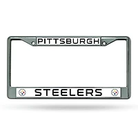 NFL License Plate Frame Metal Steelers