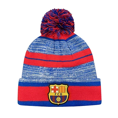 Ligue 1 Knit Hat Logo Life Pom Barcelona