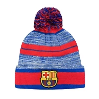 Ligue 1 Knit Hat Logo Life Pom Barcelona