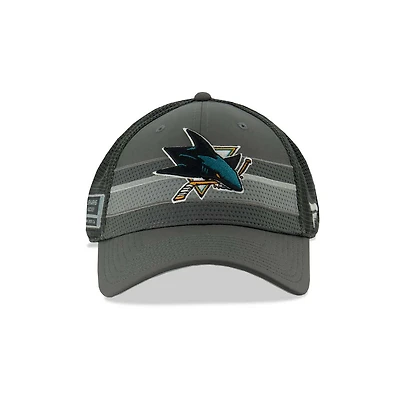 NHL Hat Trucker Adjustable Authentic Pro Home Ice Sharks