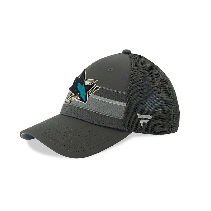 NHL Hat Trucker Adjustable Authentic Pro Home Ice Sharks