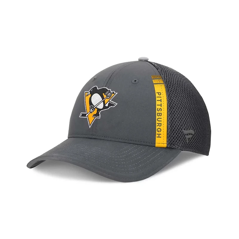 NHL Hat Trucker Structued Adjustable Authentic Pro Home Ice Penguins
