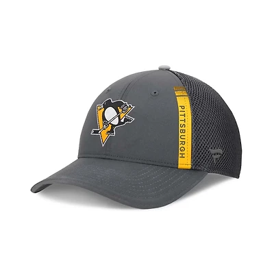 NHL Hat Trucker Structued Adjustable Authentic Pro Home Ice Penguins