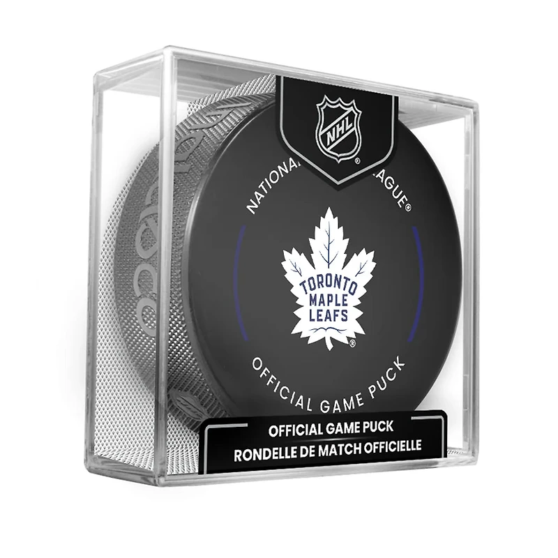 NHL Game Puck 2025-26 Maple Leafs