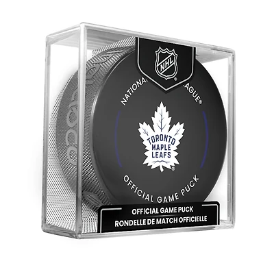 NHL Game Puck 2025-26 Maple Leafs