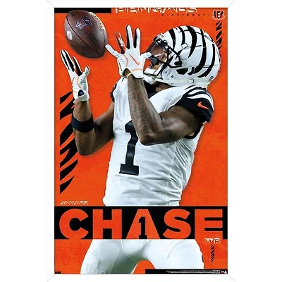 NFL Player Wall Poster Ja'Marr Chase Bengals