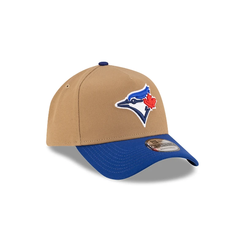 MLB Hat 940 A-Frame Snapback Khaki Blue Jays
