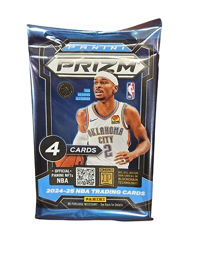 NBA 2024-25 Panini Prizm Trading Cards (single Pack)