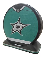 Puck Display Stand Silver, Green