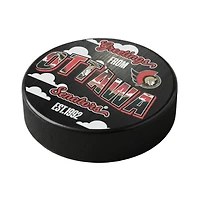 NHL Puck Greetings From Senators