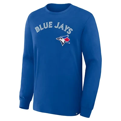 MLB Long Sleeve Shirt Lock Up Legacy Blue Jays