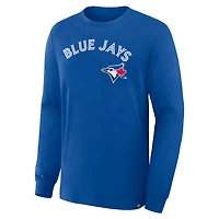MLB Long Sleeve Shirt Lock Up Legacy Blue Jays