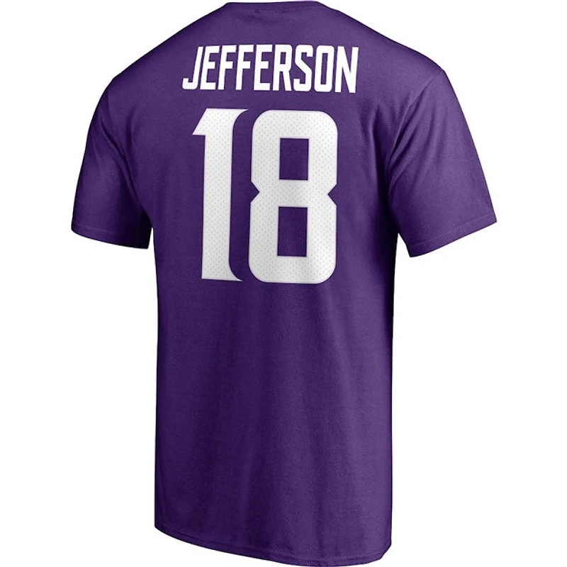 NFL Player T-Shirt Icon Justin Jefferson Vikings