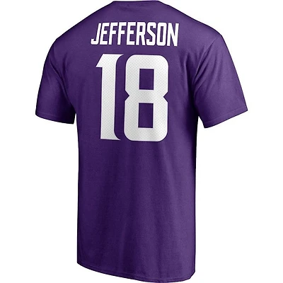 NFL Player T-Shirt Icon Justin Jefferson Vikings