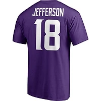 NFL Player T-Shirt Icon Justin Jefferson Vikings