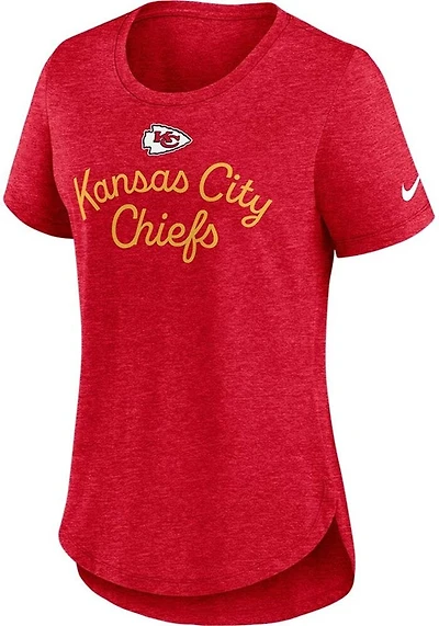 NFL Ladies Triblend Fashion Top Chiefs