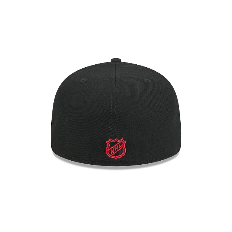 NHL Hat 5950 Poly Basic Blackhawks (Black)