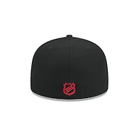 NHL Hat 5950 Poly Basic Blackhawks (Black)