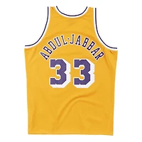 NBA Hardwood Classics Player 1984-85 Swingman Jersey Kareem Abdul-Jabbar Lakers Gold