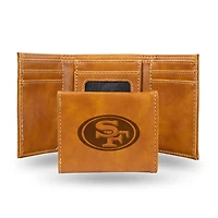 NFL Wallet Leather Tri-Fold 49ers (Brown)