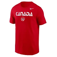 FIFA World Cup 2026 T-Shirt Red Logo Team Canada