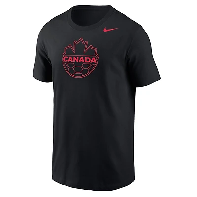 FIFA World Cup 2026 T-Shirt Black Logo Team Canada