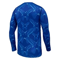 Canadian Soccer Association FIFA World Cup 2026 Long Sleeve Blue Goalkeeper Jersey Team Canada