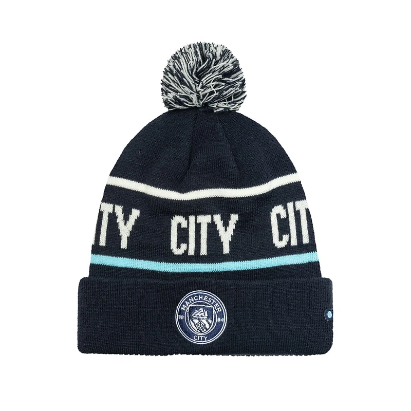 EPL Knit Hat Pom Vision Manchester City