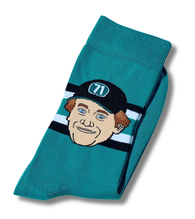 NHLPA Player Socks Macklin Celebrini Rookie Sharks
