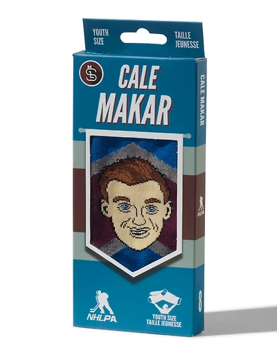 NHLPA Youth Player Socks Cale Makar Avalanche