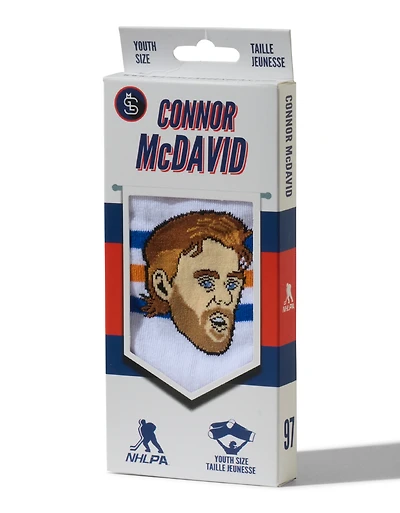 NHLPA Youth Player Socks Connor McDavid Oilers