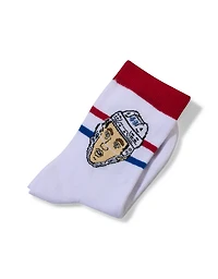 NHLPA Youth Player Socks Lane Hutson White Canadiens
