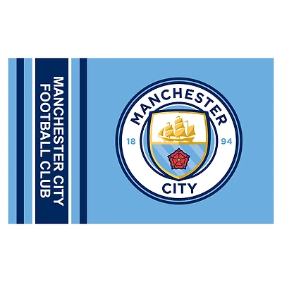EPL Flag 3x5 Wordmark Manchester City FC