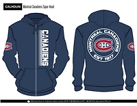 NHL Full Zip Hoodie "Est" Canadiens
