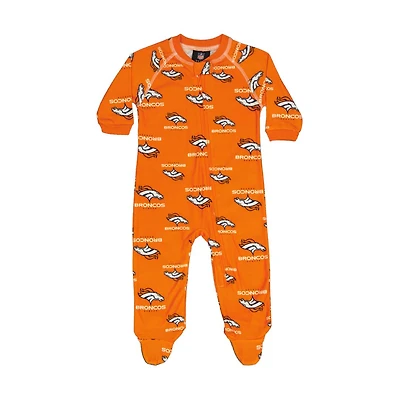 NFL Infant Onesie Raglan Zip Up Broncos
